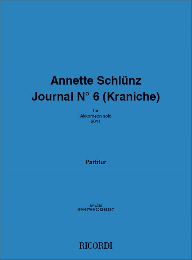 Schlünz, Annette Journal No 6 (Kranich) Ak